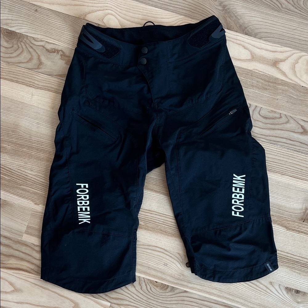 Women's Black Athletic Mountain Bike Shorts